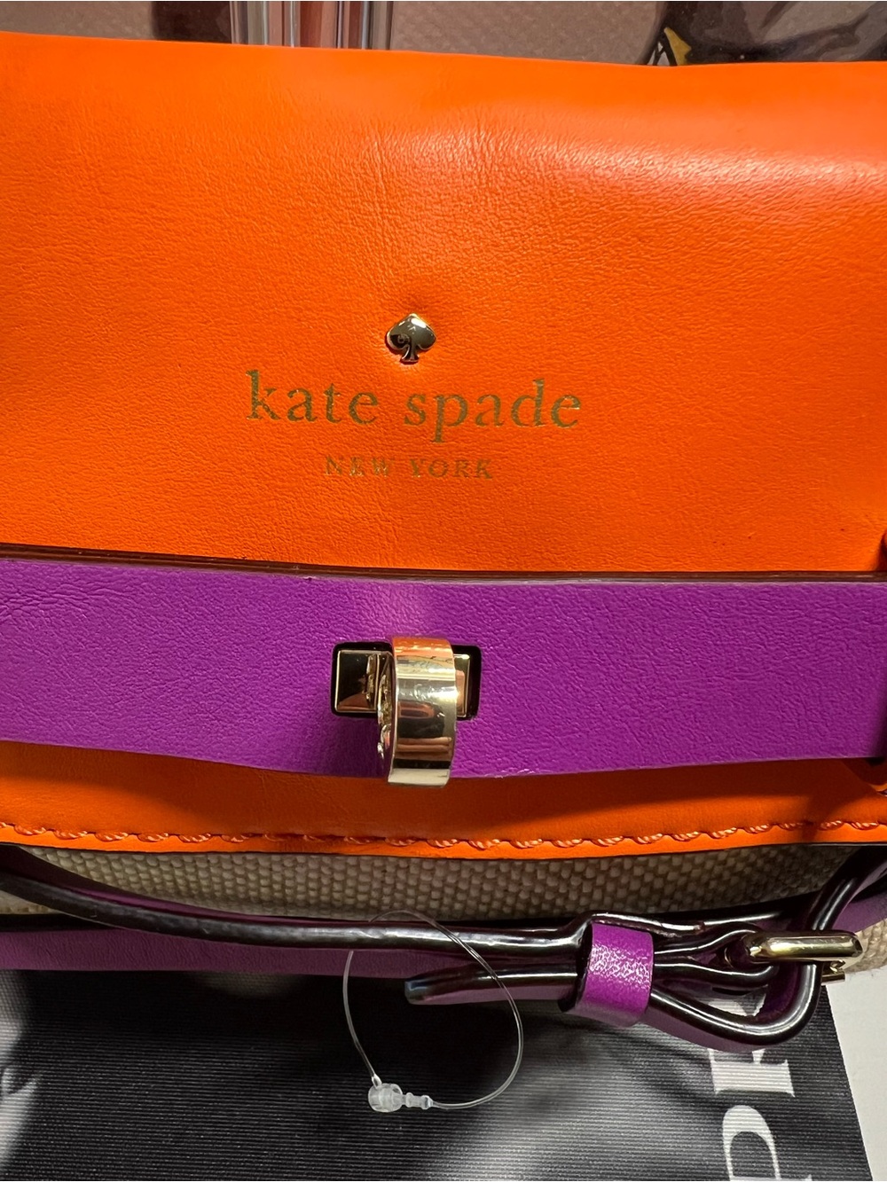 KATE SPADE ♠️ NY Bourbon Street Fabric Freddie Bag - Picture 2 of 13